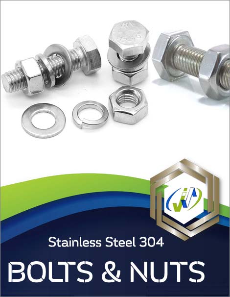 Types of Stainless Steel 304 Bolts and Nuts