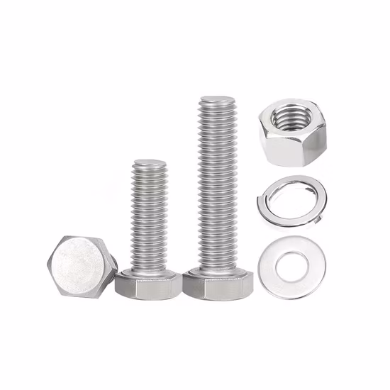 Types of Bolt with Spring Washer