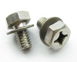 Hex Head Screws With Flat Washer 
