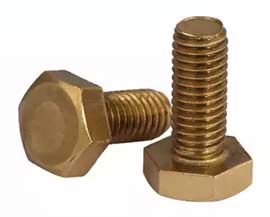 Oxygen Free Copper Hex Bolts