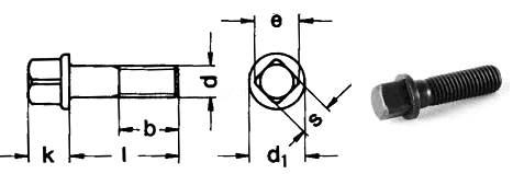 DIN 478 - Square Head Bolts Dimension DIN 478 - Square Head Bolts Dimension