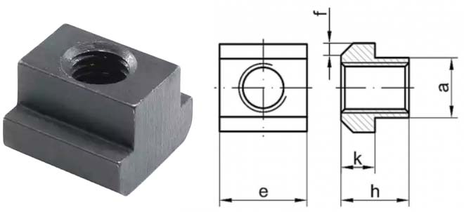 T Nut Dimensions