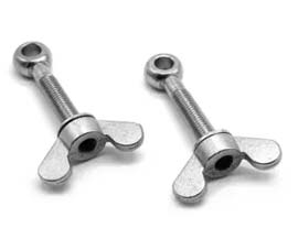 AISI 410 Stainless Steel Lag Eye Bolts