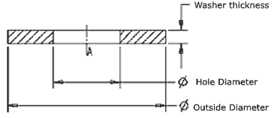 ISO 7089 Stainless Steel 410 Flat Washer Dimensions