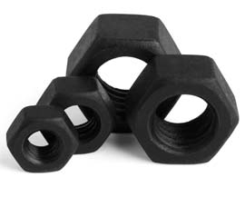 High Strength Black ASTM A194 2H Heavy Hex Nuts