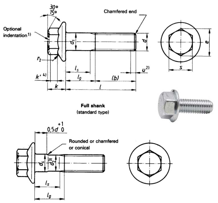 IS 15582 Hexagon Flange Bolt