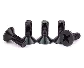 Machine Jack Cross Flat Head Screw