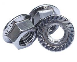 Metric Flange Nuts