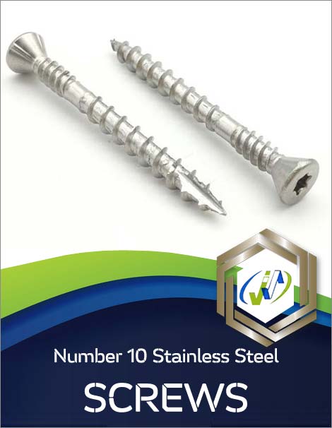 No 10 Stainless Steel Screws