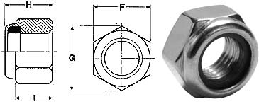 Nylon Insert Lock Nut Dimensions Nylon Insert Lock Nut Dimensions