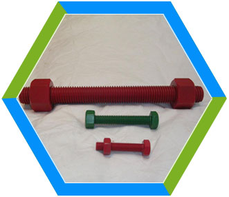 PTFE Coated ASTM A193 B7 Stud Bolt With 2h Hex Nuts
