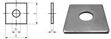 Stainless Steel Square Washers Dimensions Stainless Steel Square Washers Dimensions