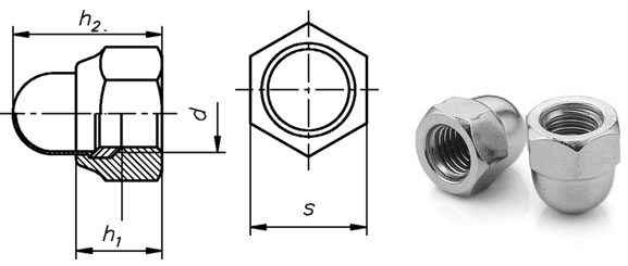 Domed Cap Nut