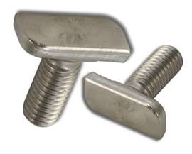 T-head bolts and anchor head bolts for profiles