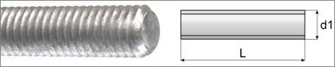 Threaded Rod Steel Grade 10.9, DIN 976 Threaded Rod Steel Grade 10.9, DIN 976
